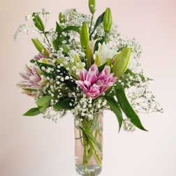 Fragrant Rose Lily Bouquet