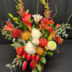 Elegant autumn orange premium bouquet
