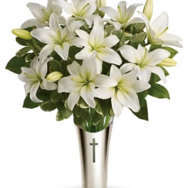 Teleflora's Sacred Cross Bouquet