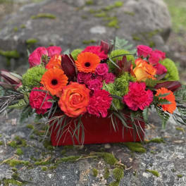 Vivid Fall Centerpiece