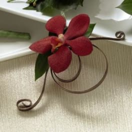 FTD Red Mokara Boutonniere