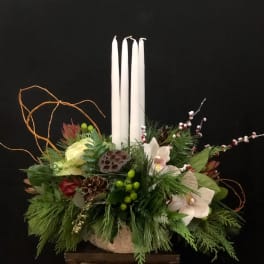 Candles center piece