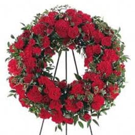 Red Regards Wreath TF207-3