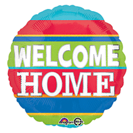Mylar Welcome Home Balloon