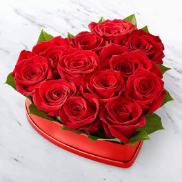 Lovely Red Rose Heart ™ Box