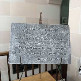 Revelation 21:4 Stone