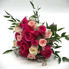 Pretty In Pink Clutch Bouquet