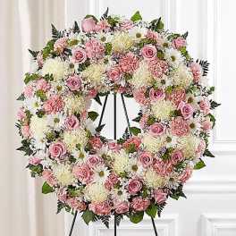 Serene Blessings Wreath 24"