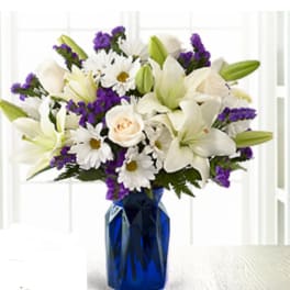 Beyond Blue™ Bouquet - VASE INCLUDED