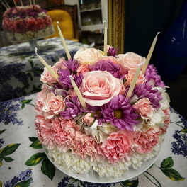 Floral Birthday Cake