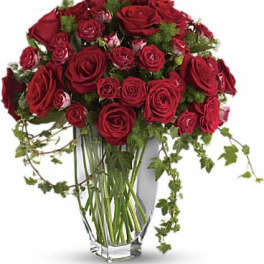 Teleflora's Rose Romanesque Bouquet - Red Roses