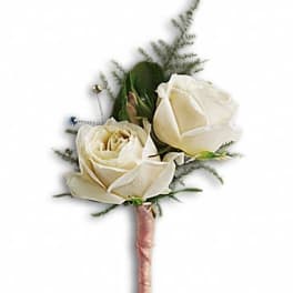 White Tie Boutonniere