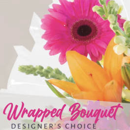 Designers Choice Wrapped Bouquet