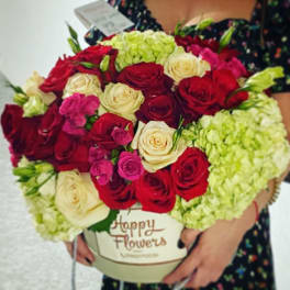 Bright Floral mix in a box