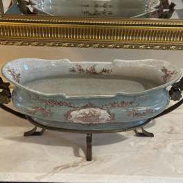 Porcelain Centerpiece Planter Cachepot