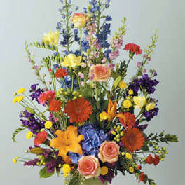 Luminous Sentiment Stylized Vase Arrangement
