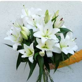 Bouquet Of White Lilies 