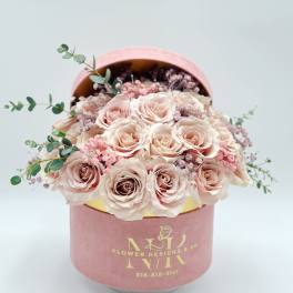 Roses In a Velvet Box!
