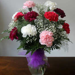 Dozen Mixed Carnations