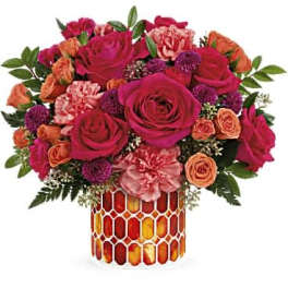Teleflora's Sunset Blooms Bouquet