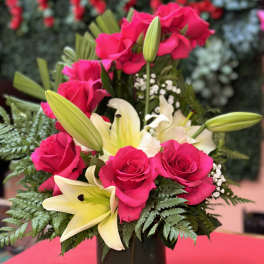 Moon Shape Arrangement