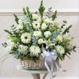 White Sympathy Basket