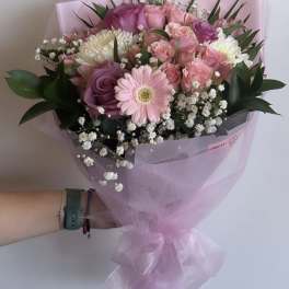 All Pink Hand Bouquet