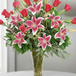Enchanted Lilies and Roses 