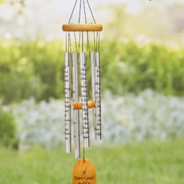 If tears could build a stairway, wind chime
