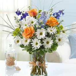 By the seashore flower arrangement