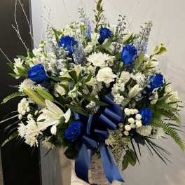 Sympathy Floor Basket