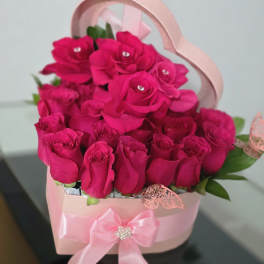 Hot Pink Heart