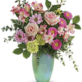 Teleflora's Enamored With Aqua Bouquet