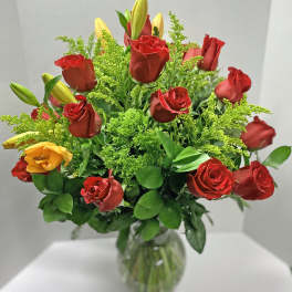 15 Long Stemmed Red Roses