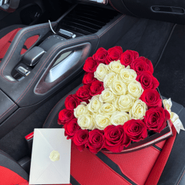 Red and ivory love box