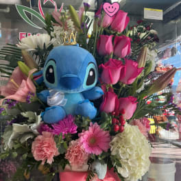 Stitch roses