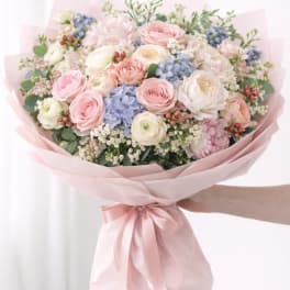 Cotton candy garden