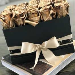 Gold Roses Box
