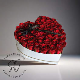 Red Heart shaped box 