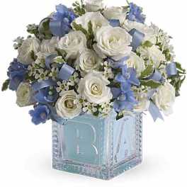 Baby's First Block by Teleflora - Blue