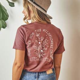 ‘Consider the Wildflower’ tshirt