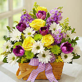 Springtime Wishes basket