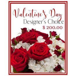 Valentine's Day Designer's Choice $200