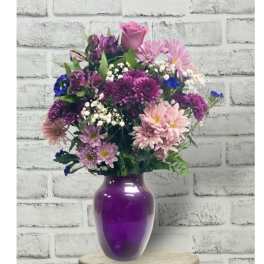 Purple elegance vase