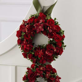 FTD Love's Eternity Pew Arrangement