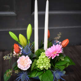 Springtime Candle Centerpiece