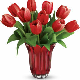 Teleflora's Kissed By Tulips Bouquet