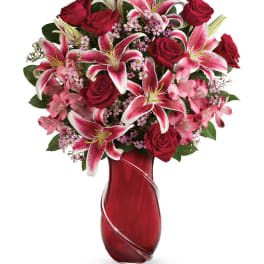 Teleflora's Wrapped With Passion Bouquet PM