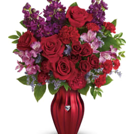 Teleflora's Shining Heart Bouquet DX