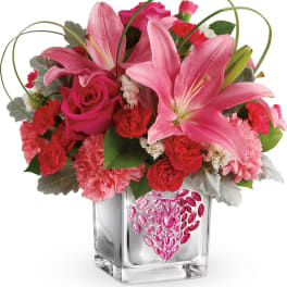 Teleflora's Jeweled Heart Bouquet DX